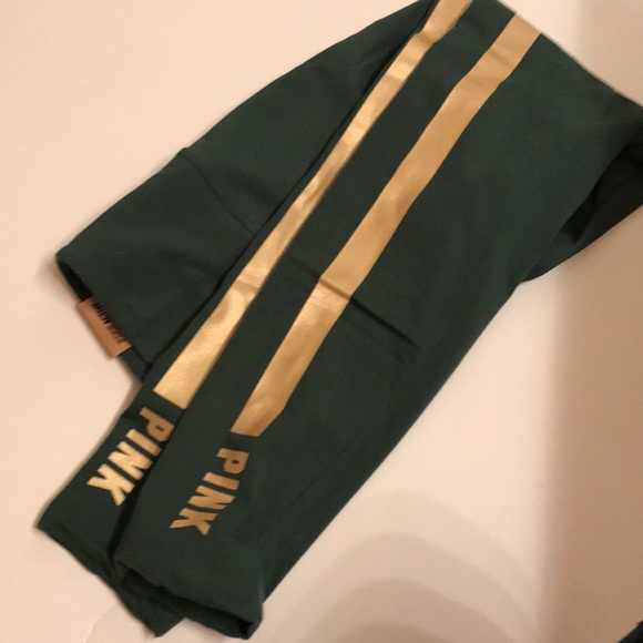 NWT PINK VICTORIA’s SECRET High waist full length legging logo L - Picture 7 of 10